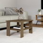 Hanah Home Duama - Oak Mesa de Centro